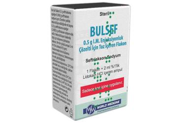 BULSEF 0,5 GR IM ENJ. COZ. HAZ. ICIN порошок ICEREN флакон