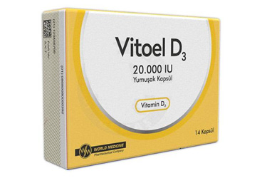 VITOEL-D3 20.000 I.U. мягкие капсулы (14 капсулы)