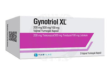 GYNOTRIOL XL 200 MG/300 MG/100 MG VAJINAL YUMUŞAK капсулы