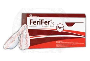 FERIFER-40 раствор для приёма внутрь 40 MG/5 ML 10 KASIK