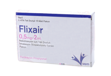 FLIXAIR 0,5 MG/2 ML NEBULIZASYON ICIN TEK DOZLUK INHALASYON суспензияU ICEREN флакон (10 флакон)