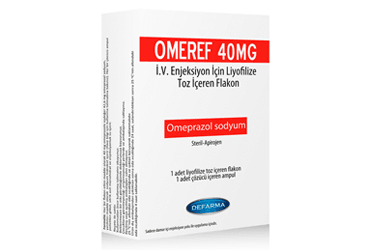 OMEREF 40 MG IV ENJEKSIYON ICIN лиофилизированный порошок ICEREN флакон