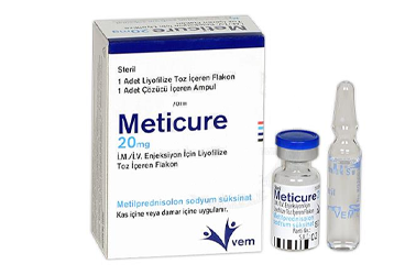 METICURE 20 MG IM/IV ENJ. ICIN лиофилизированный порошок ICEREN флакон (1 флакон VE 1 COZUCU ампулы)