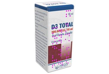 D3 TOTAL 200.000 IU / 10 ML капли для приёма внутрь, COZELTI