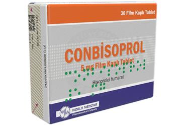CONBİSOPROL 5 MG таблетки покрытые оболочкой (30 таблетки)