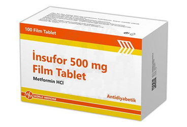 INSUFOR 500 MG таблетки покрытые оболочкой (30 таблетки) — фото упаковки