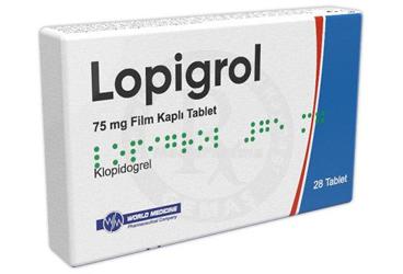 LOPIGROL 75 MG таблетки покрытые оболочкой (28 таблетки)