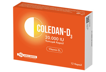 COLEDAN-D3 20.000 I.U. мягкие капсулы (12 капсулы)