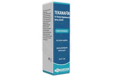 TEKANAFIN %1 DERIYE UYGULANACAK спрей, COZELTI (20 ML)