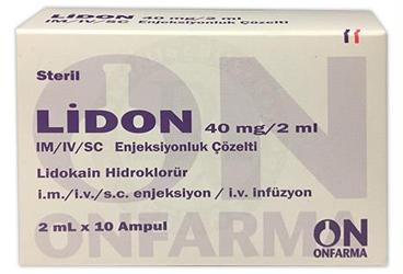 LIDON 40 MG / 2 ML IM/IV/SC раствор для инъекций ( 10 ампулы )