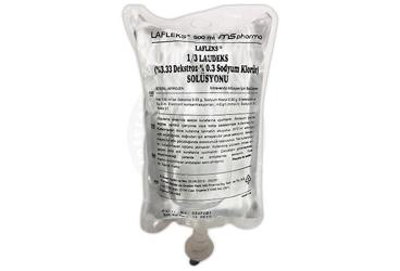 LAFLEKS 1/3 LAUDEKS (%3,33 DEKSTROZ-%0,3 SODYUM KLORUR) SOLUSYONU 500 ML (SETSIZ)
