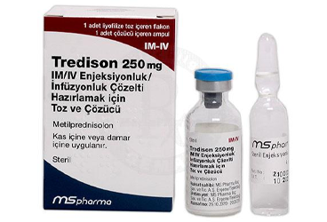 TREDISON 250 MG IM/IV ENJEKSIYONLUK/раствор для инфузий HAZIRLAMAK ICIN порошокVE COZUCU (1 флакон + 1 COZUCU ампулы)