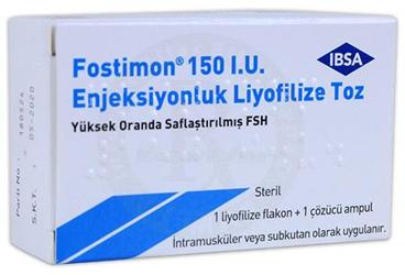 FOSTIMON 150 IU ENJEKSIYONLUK лиофилизированный порошок (1 флакон)