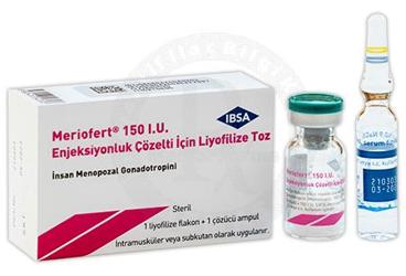 MERIOFERT 150 IU раствор для инъекций ICIN лиофилизированный порошок