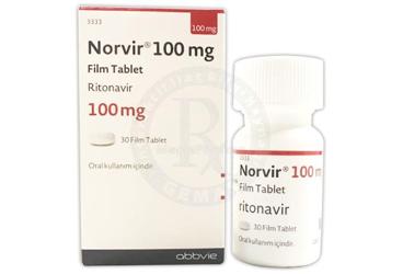 NORVIR 100 MG 30 таблетки покрытые оболочкой