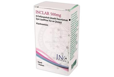 INCLAR 500 MG внутривенная инфузия ICIN лиофилизированный порошок VE COZUCU (1 флакон)