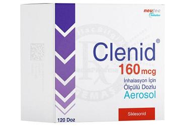 CLENID 160 MCG INHALASYON ICIN OLCULU DOZLU AEROSOL 120 DOZ