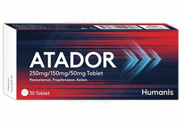 ATADOR 250 MG/150 MG/50 MG таблетки (30 таблетки)