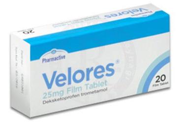 VELORES 25 MG таблетки покрытые оболочкой (20 таблетки покрытые оболочкой)