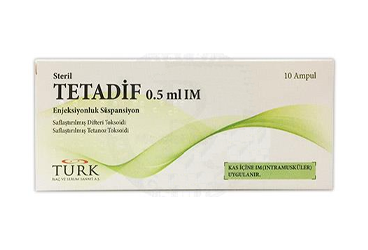 TETADIF 0,5 ML внутримышечная инъекцияLUK суспензия (10 ампулы)