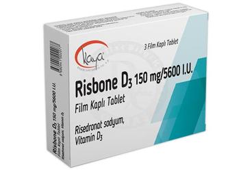 RISBONE D3 150 MG/5600 I.U. таблетки покрытые оболочкой (3 таблетки покрытые оболочкой)