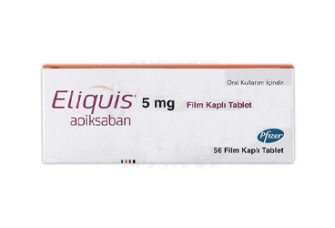 ELIQUIS 5 MG таблетки покрытые оболочкой (56 таблетки)
