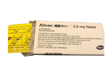 ATIVAN EXPIDET 2,5 MG 20 таблетки