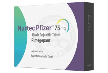 NURTEC PFIZER 75 MG AGIZDA DAGILABILIR таблетки (2 ADET)