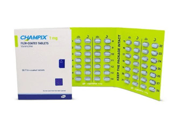 CHAMPIX 1 MG 56 таблетки покрытые оболочкой