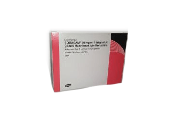 EQUAGAM 50 MG/ML раствор для инфузий HAZIRLAMAK ICIN KONSANTRE