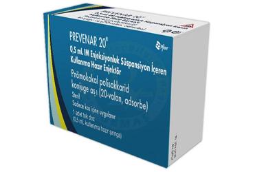 PREVENAR 20/0,5 ML внутримышечная инъекцияLUK суспензия ICEREN готовый к применению шприц-ручка (1 ADET)