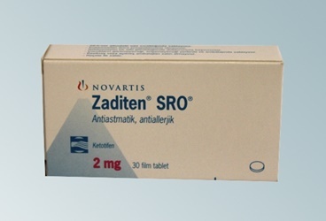 ZADITEN SRO 2 MG 30 таблетки покрытые оболочкой