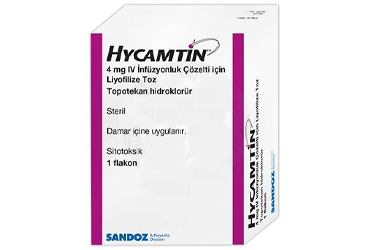 HYCAMTIN IV лиофилизированный порошок ICEREN ENJEKTABL флакон (4 MG 1 флакон)