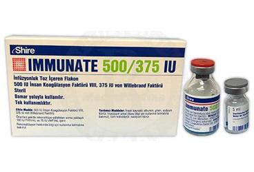 IMMUNATE 500 IU / 375 IU внутривенная инфузияLUK порошок ICEREN флакон