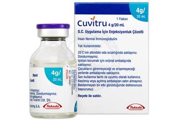 CUVITRU 4 G/20 ML S.C. UYGULAMA ICIN раствор для инъекций