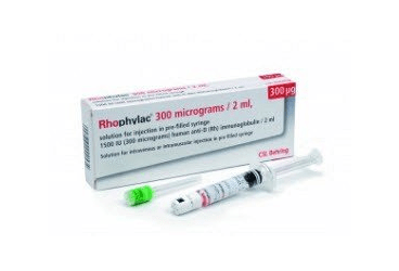 RHOPHYLAC 300 μg/2 ML IM/IV ENJEKSIYON ICIN COZELTI ICEREN готовый к применению шприц-ручка