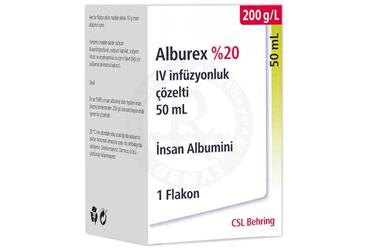 ALBUREX %20 IV раствор для инфузий, 50 ML