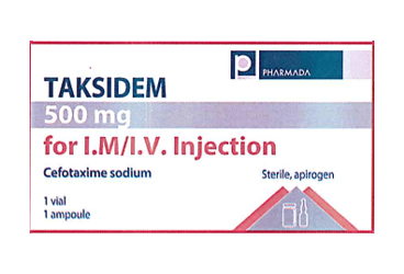 TAKSIDEM 0,5 G IM/IV ENJEKSIYON ICIN порошок ICEREN флакон