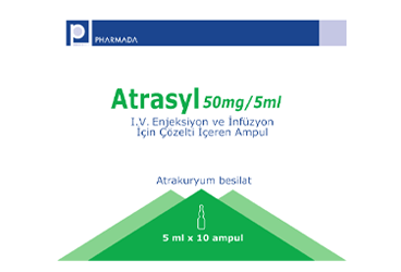 ATRASYL 50 MG/5 ML IV ENJEKSIYON VE INFUZYON ICIN COZELTI ICEREN 10 ампулы