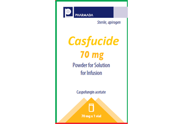 CASFUCIDE 70 MG I.V. раствор для инфузий HAZIRLAMAK ICIN лиофилизированный порошок (1 флакон)