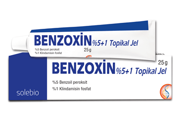 BENZOXIN %5 + % 1 TOPIKAL гель