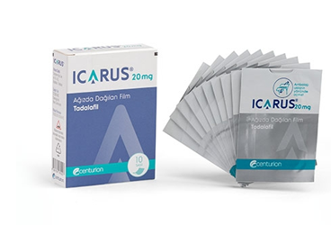ICARUS 20 MG AGIZDA DAGILAN FILM (10 саше)