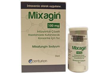 MIXAGIN 100 MG раствор для инфузий HAZIRLAMADA KULLANILACAK KONSANTRE ICIN порошок (1 флакон)