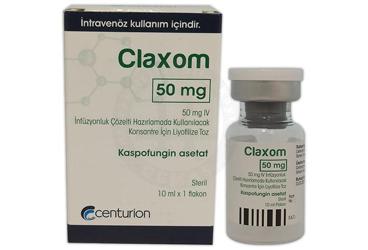 CLAXOM 50 MG IV раствор для инфузий HAZIRLAMADA KULLANILACAK KONSANTRE ICIN лиофилизированный порошок