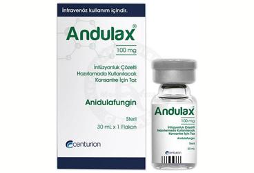 ANDULAX 100 MG раствор для инфузий HAZIRLAMADA KULLANILACAK KONSANTRE ICIN порошок (1 ADET)