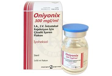 ONIYONIX 300MGI / ML IA,IV ENJ. ICIN COZ. ICEREN флакон (50 ML)