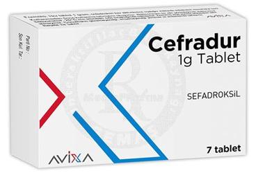 CEFRADUR 1G таблетки (7 таблетки)