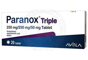 PARANOX TRIPLE 250 MG/250 MG/50 MG таблетки (20 таблетки)