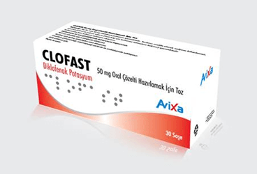 CLOFAST 50 MG раствор для приёма внутрь HAZIRLAMAK ICIN порошок (30 саше)
