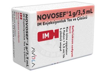 NOVOSEF 1 G/3,5 ML IM порошок для инъекций VE COZUCU